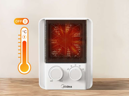 Termoventilatore 2000W NT20-22E | Riscaldamento Rapido e Uniforme, 4 Modalità di Temperatura, Griglia Grande, Spegomento Automatico, Design Moderno e Leggero