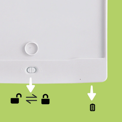 Tavoletta Digitale LCD 8.5"/10"/12"– Blocco Appunti Elettronico con Penna | Scrivi, Disegna e Cancella con un Click - LS-TA