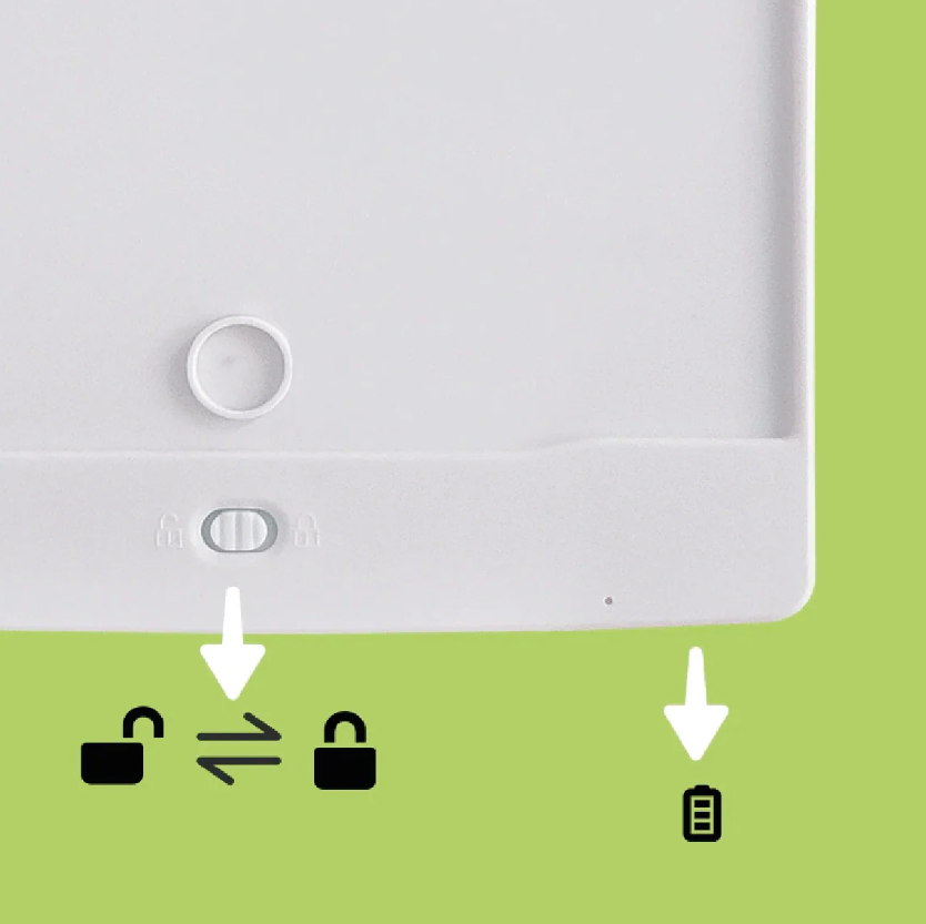 Tavoletta Digitale LCD 8.5"/10"/12"– Blocco Appunti Elettronico con Penna | Scrivi, Disegna e Cancella con un Click - LS-TA