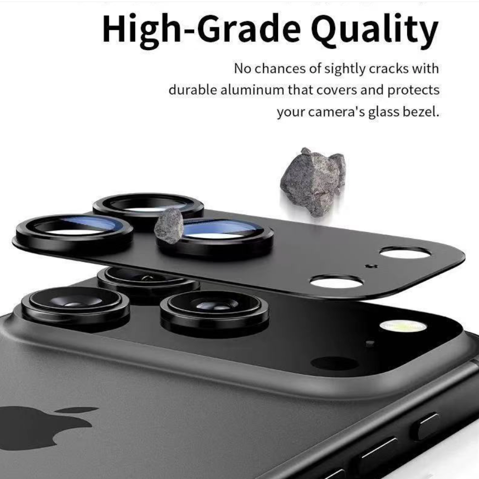 Protezione per fotocamera posteriore, compatibile con iPhone 17 Pro / 17 Pro Max Protezione completa – antigraffio e antiurto -PF17