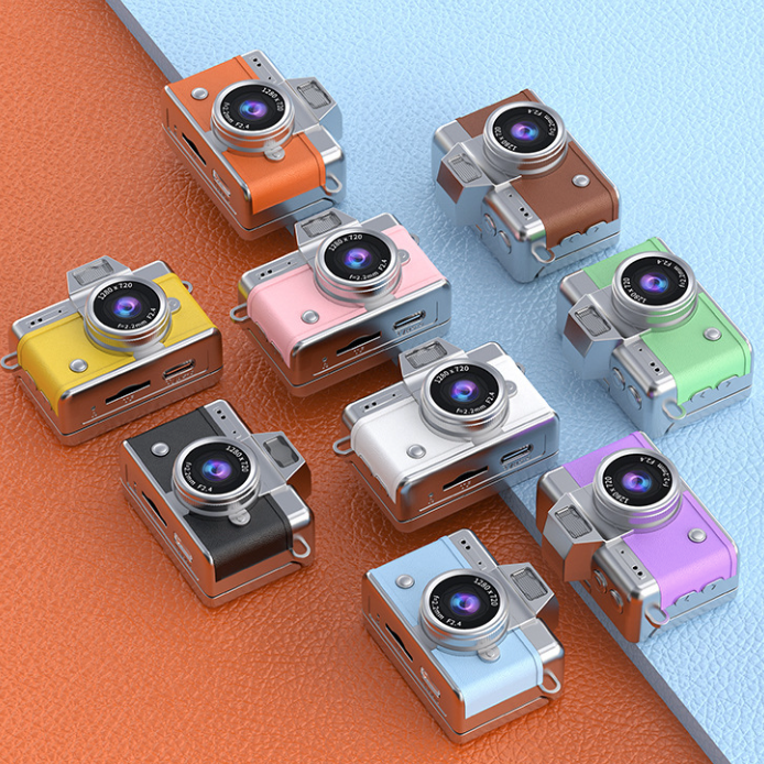 Mini Fotocamera Digitale portatile | Schermo Selfie Rotante 180° | Foto e Video HD 1280x720P | 32GB incluso- LK-027