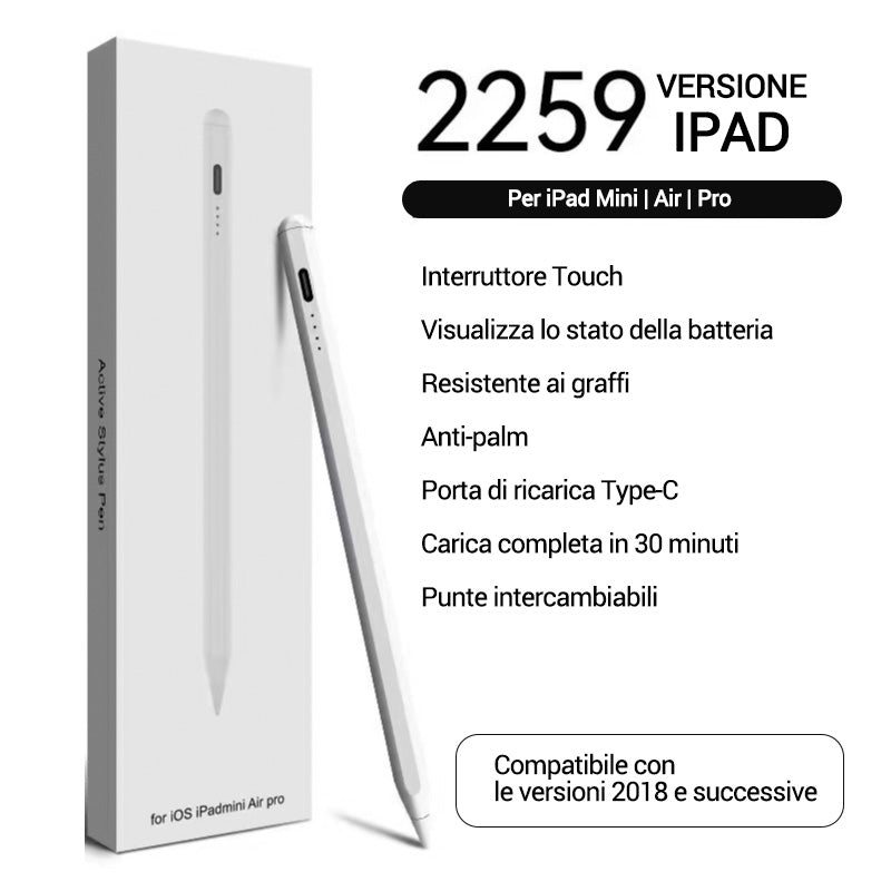 Penna touch multifunzione per smartphone e tablet iOS, Android e Windows - 2260