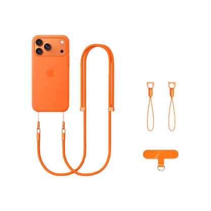 Cordino Universale Regolabile per Smartphone – Doppio Cordino Intrecciato con Moschettoni in Metallo e Piastra TPU - CD02