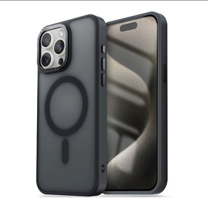 Cover trasparente effetto fumé per iPhone | Soft touch + Anti impronte | MagSafe compatibile - 6030