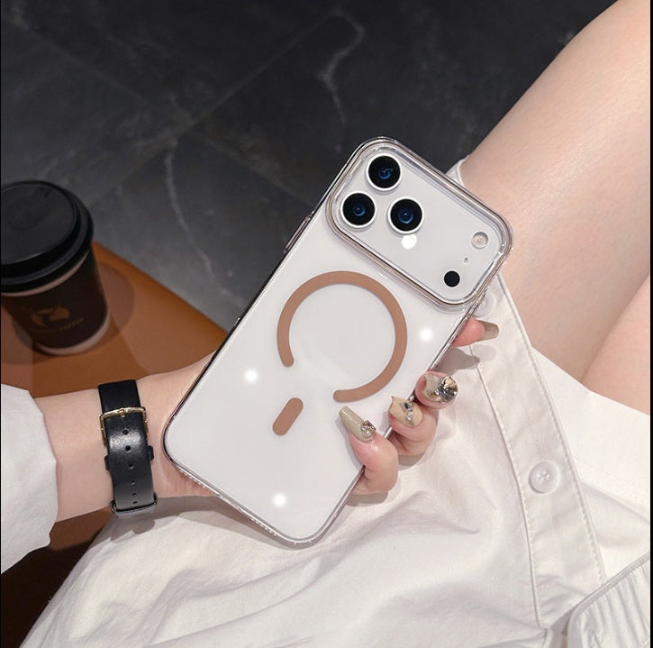 Cover Trasparente Magsafe per iPhone | PC Rigido Anti-Graffio e ingiallimento  – Stile Minimal-CS08