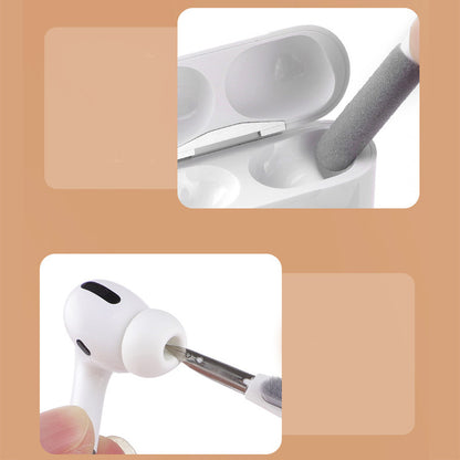 Set di pulizia 10 in 1 per auricolari Bluetooth, smartphone, schermi, fotocamere, tastiere e altro – con penna multifunzione per una pulizia precisa e completa -Q10S