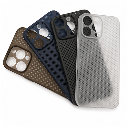 Cover iPhone 10g Ultra Leggera, Custodia Sottile Traspirante con Fori di Ventilazione, Anti-Calore, Anti-Sudore  CS12