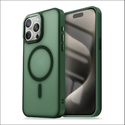 Cover trasparente effetto fumé per iPhone | Soft touch + Anti impronte | MagSafe compatibile - 6030