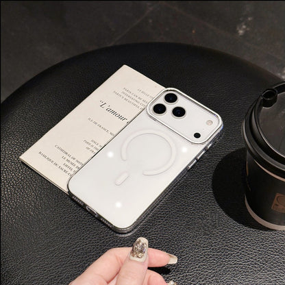 Cover Trasparente Magsafe per iPhone | PC Rigido Anti-Graffio e ingiallimento  – Stile Minimal-CS08