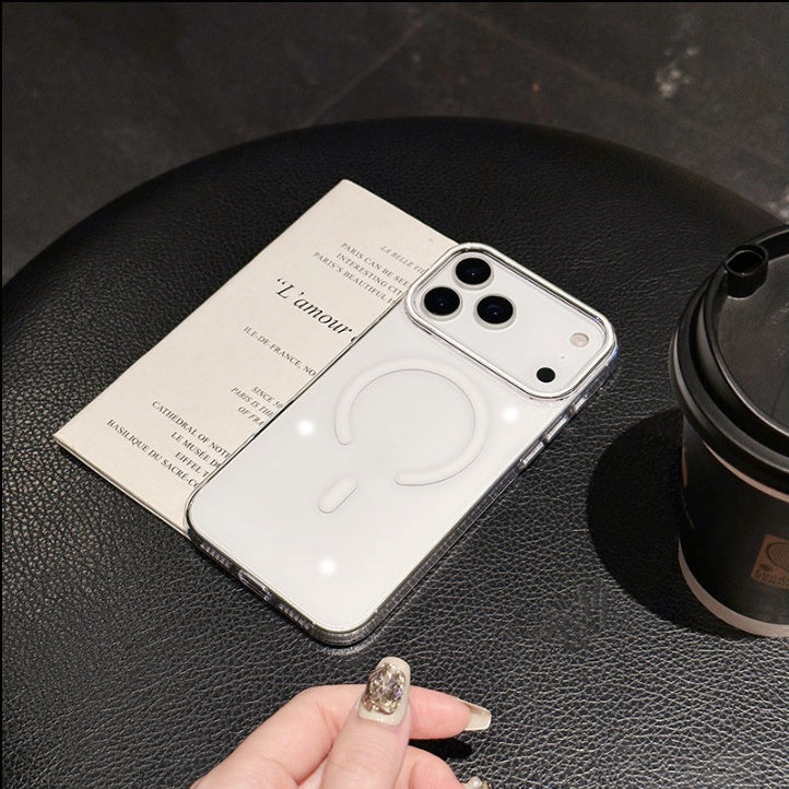 Cover Trasparente Magsafe per iPhone | PC Rigido Anti-Graffio e ingiallimento  – Stile Minimal-CS08