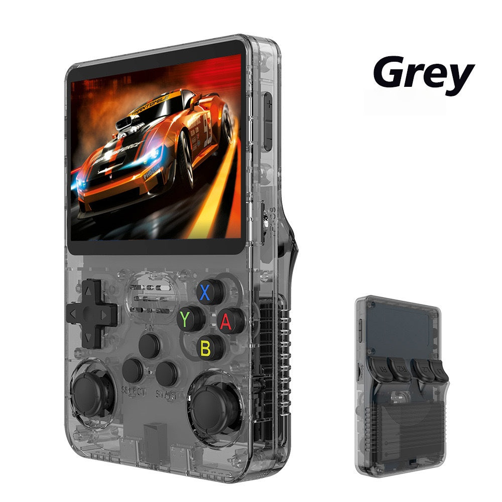 Console Portatile Retro 3.5'' | Schermo HD 640x480 | Colori RGB | Joystick 3D | 10+ Emulatori Mod. R36S