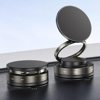 Supporto Magnetico Smartphone con Ventosa a Vuoto | 360° Rotazione | Super Stabile | Pieghevole e Salvaspazio | Perfetto per Auto, Tavolo, Muro, Vetro - SP03/SP04