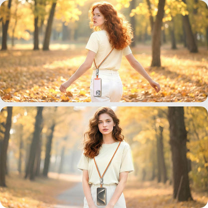 Laccetto per Smartphone con ricarica rapida Type-C 240W | materiale Nylon resistente | per polso e tracolla- V48