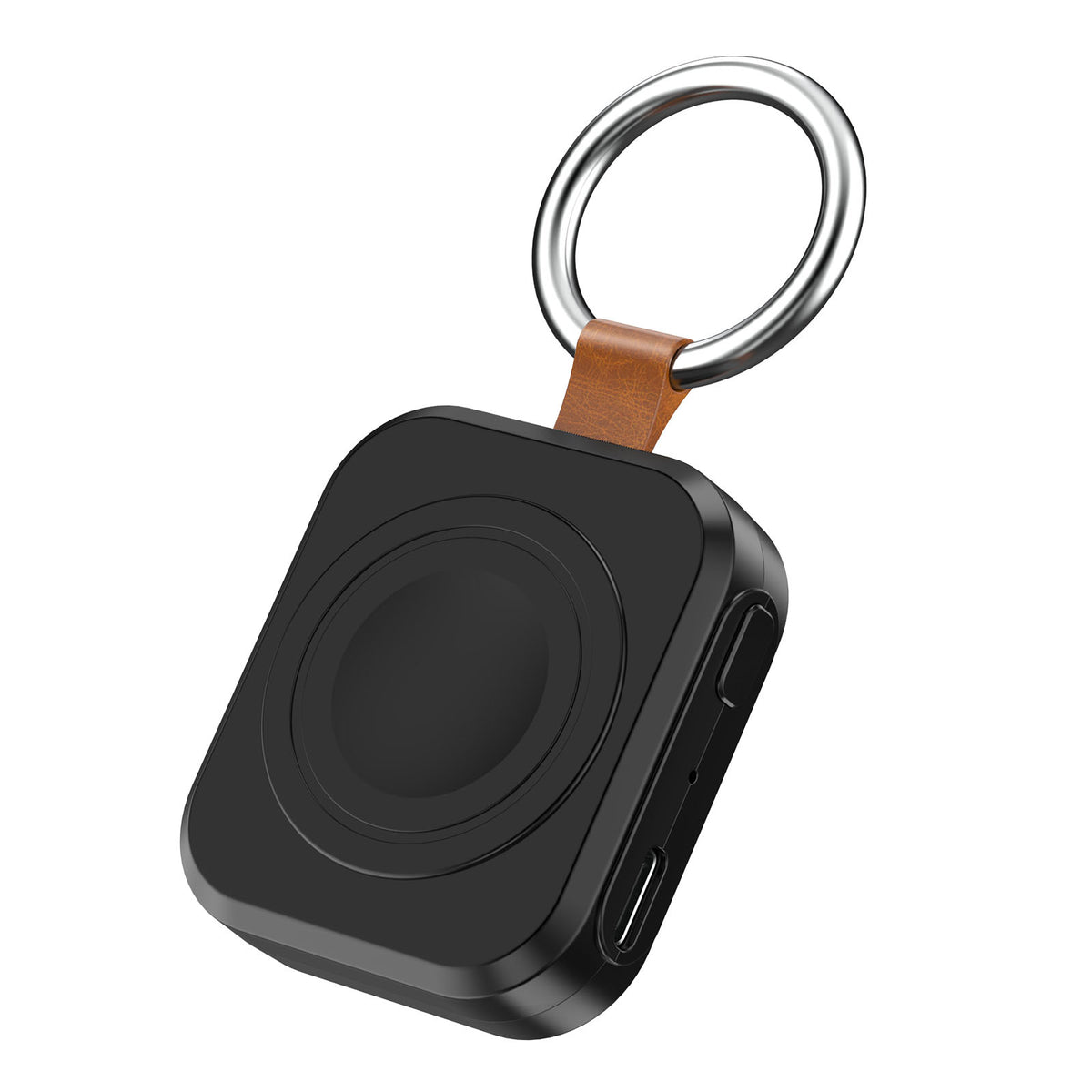 Caricatore Wireless Magnetico Portatile Compatibile Solo con Apple Watch – Batteria Integrata 1200mAh, Ricarica Type-C, Mini Power Bank con Portachiavi – X10