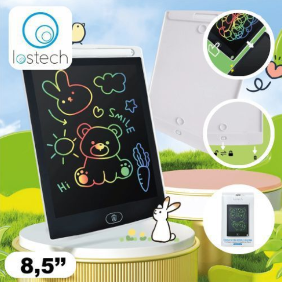 Tavoletta Digitale LCD 8.5"/10"/12"– Blocco Appunti Elettronico con Penna | Scrivi, Disegna e Cancella con un Click - LS-TA