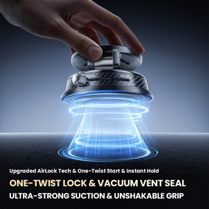 Supporto Magnetico Auto con Ventosa a Vuoto + Profumatore Integrato | Rotazione 4 Assi | MagSafe Ultra Potente - A15