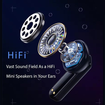 Awei T53 TWS Auricolari Bluetooth da Gaming con Display LED | T53-ANC