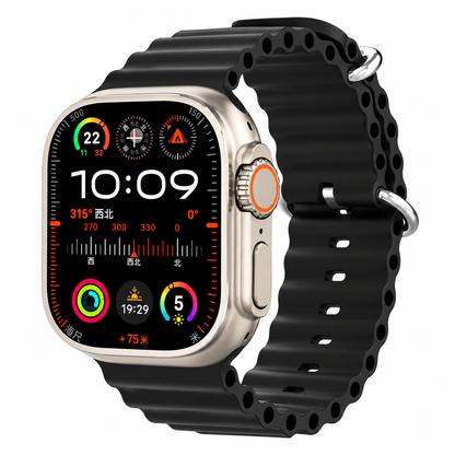 Lostech LS-SW01 Smartwatch AMOLED 90Hz con Chiamate Bluetooth, Monitoraggio Attività, SpO2, Frequenza Cardiaca, Sonno, Bussola e Musica Locale