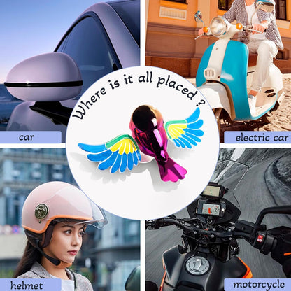 Uccellino Bionico Swing Wings – Decorazione Auto/Moto che Vola col Vento! - AD01