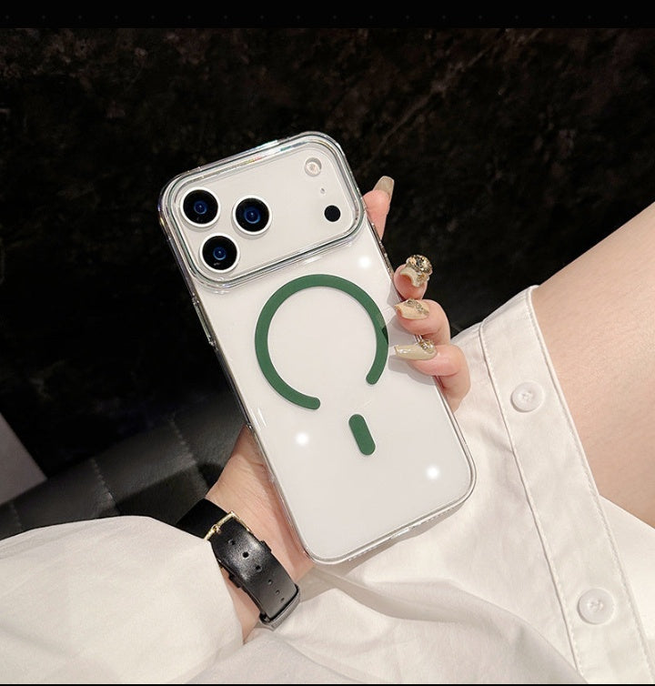 Cover Trasparente Magsafe per iPhone | PC Rigido Anti-Graffio e ingiallimento  – Stile Minimal-CS08