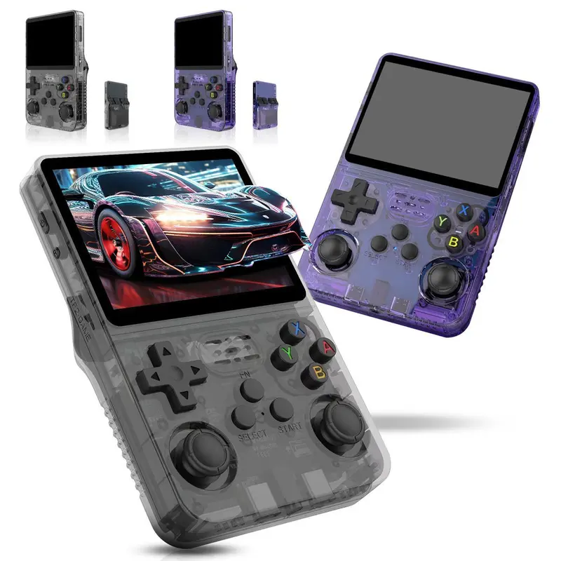 R36S Console Portatile Retro | Schermo HD 3.5” RGB | Joystick 3D | 10+ Emulatori Preinstallati