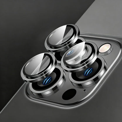 Cerchietti copri-lente effetto metallo per iPhone – Proteggi Obiettivo e Lenti, Design Singolo per Fotocamera - 1021