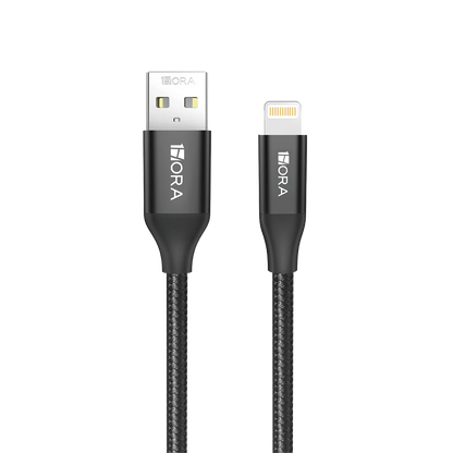 Cavo USB-A ➜ USB-C/LIGHTNING Intrecciato 1m | Ricarica Rapida 2.4A & Alta Resistenza - CAB249/CAB250
