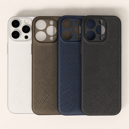 Cover iPhone 10g Ultra Leggera, Custodia Sottile Traspirante con Fori di Ventilazione, Anti-Calore, Anti-Sudore  CS12