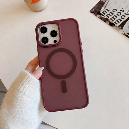 Cover per iPhone - Trasparente effetto fumé - Soft touch + Anti impronte - compatibile per magsafe - 6030