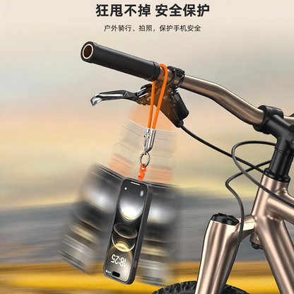 Laccetto per Smartphone con ricarica rapida Type-C 240W | materiale Nylon resistente | per polso e tracolla- V48