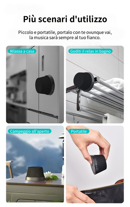 Altoparlante Bluetooth V5,3 Lite3 Magnetico 5 Watt EM501 Nero