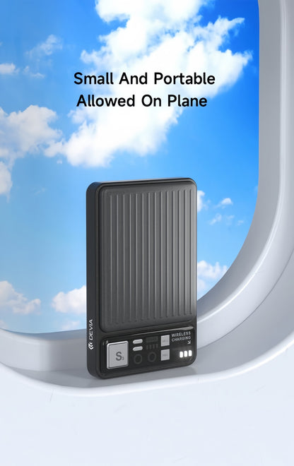 POWER Bank da 10000mAh magnetic wireless Ricarica Rapida -con usb-Type-c