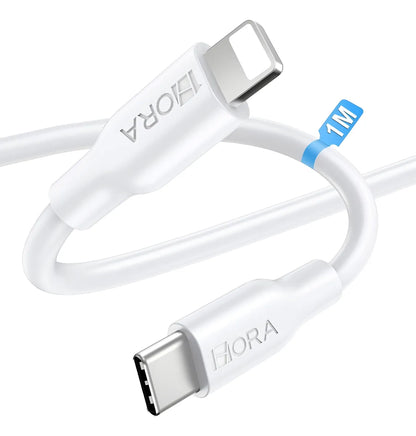 Cavo USB-C ➜ Lightning Intrecciato 1m | Ricarica Rapida 3A per iPhone - CAB273