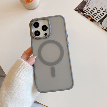 Cover per iPhone - Trasparente effetto fumé - Soft touch + Anti impronte - compatibile per magsafe - 6030
