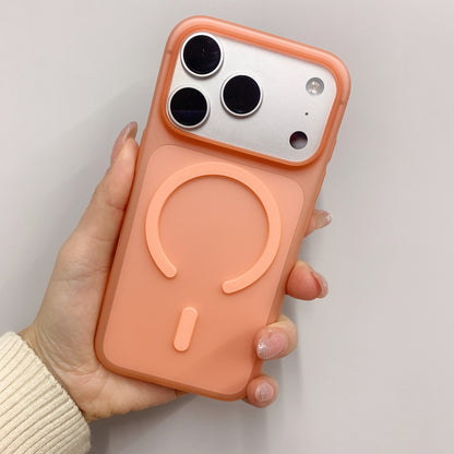 Cover Ultra Sottile da 12g per iPhone – Effetto Fumé, Finitura Opaca Antiscivolo, Compatibile con MagSafe, Anti-Impronta Mod. CS04