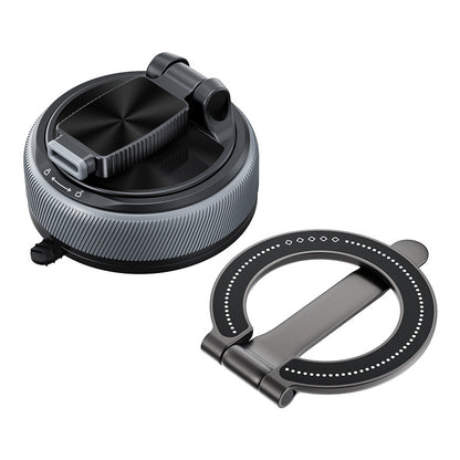 Supporto Magnetico 2 in 1 con Anello MagSafe | Rotazione 360° | Ventosa Ultra Forte Multiuso per Auto, Casa e Uso Quotidiano - A20