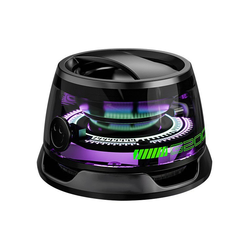 2 in 1 Mini Altoparlante Bluetooth Wireless Portatile – Con Supporto Magnetico e Luci RGB Colorate-G200