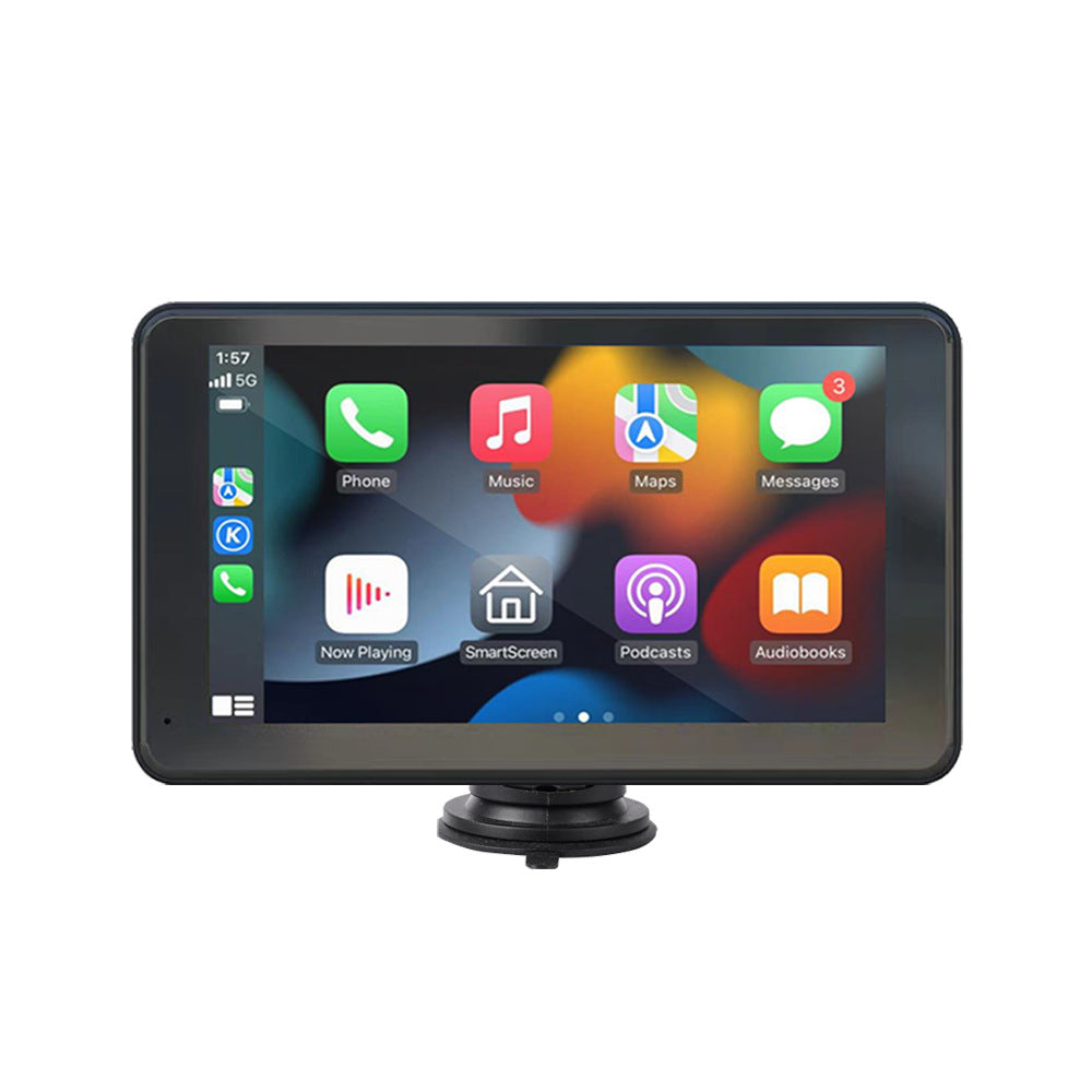 Car Player portatile con display HD da 7” 2.5D, compatibile con Apple CarPlay & Android Auto CP-M5