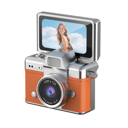 Mini Fotocamera Digitale portatile | Schermo Selfie Rotante 180° | Foto e Video HD 1280x720P | 32GB incluso- LK-027