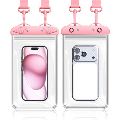 Custodia Impermeabile Universale per Smartphone fino a 8 Pollici con Tracolla Regolabile – Touch Sensibile, IPX8 fino a 30 Metri, Porta Cellulare Waterproof per Mare, Piscina, Spiaggia e Kayak-J011