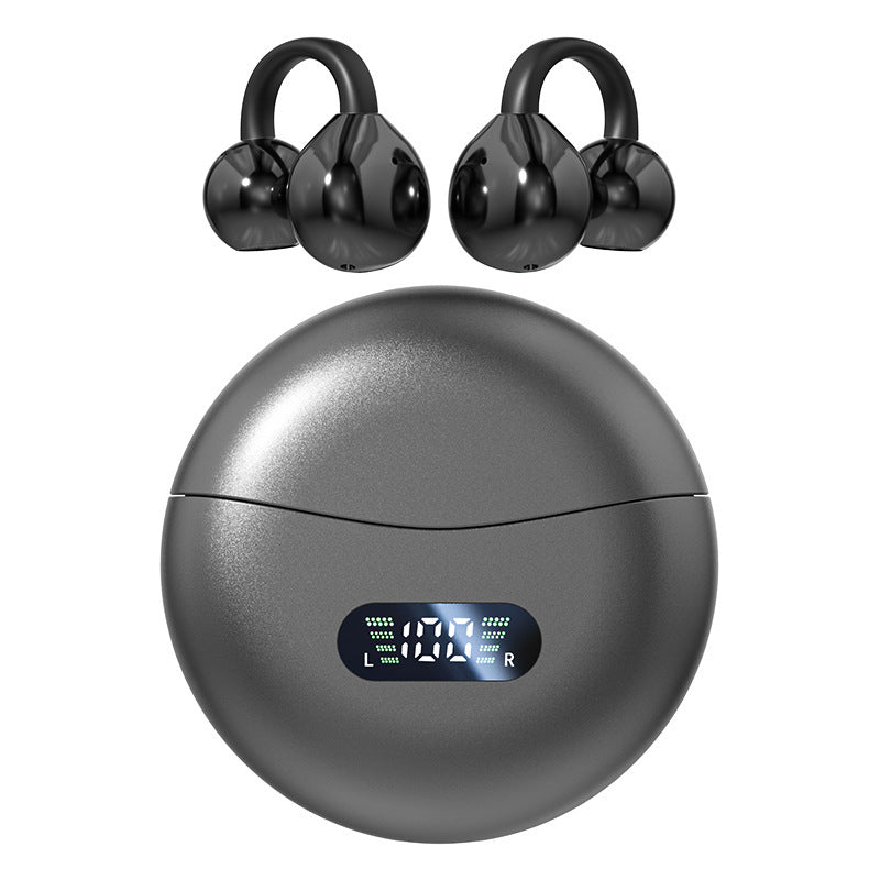 Auricolari Bluetooth| Design open-ear a clip | Non in-ear | Bluetooth 5.4 | Lunga autonomia - M79