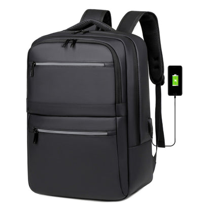 Zaino Business Multifunzionale per Viaggi, Pendolarismo, Lavoro e Uso Quotidiano, con Ricarica USB, Impermeabile, Riflettente e Scomparti Multipli - 2223