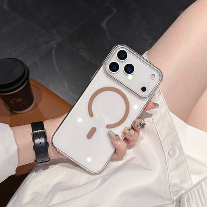 Cover Trasparente Magsafe per iPhone | PC Rigido Anti-Graffio e ingiallimento  – Stile Minimal-CS08