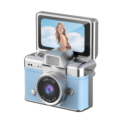 Mini Fotocamera Digitale portatile | Schermo Selfie Rotante 180° | Foto e Video HD 1280x720P | 32GB incluso- LK-027