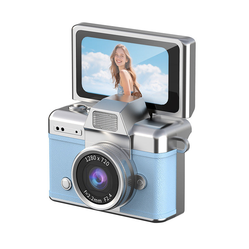 Mini Fotocamera Digitale portatile | Schermo Selfie Rotante 180° | Foto e Video HD 1280x720P | 32GB incluso- LK-027