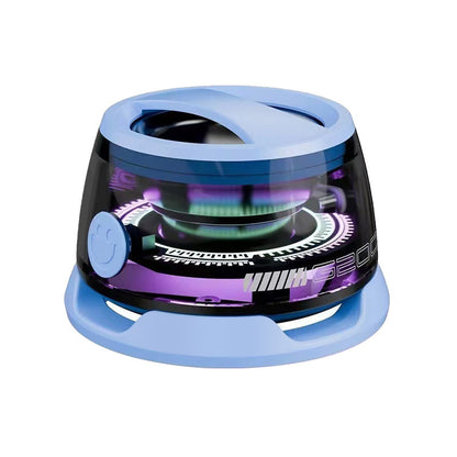 Mini Altoparlante Bluetooth 2 in 1 – 5W Potenza, Fino a 4h di Autonomia, Supporto Magnetico + Luci LED RGB + Stand per Smartphone | Wireless Portatile 500mAh | Mod. G200
