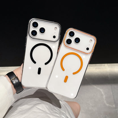 Cover Trasparente Magsafe per iPhone | PC Rigido Anti-Graffio e ingiallimento  – Stile Minimal-CS08
