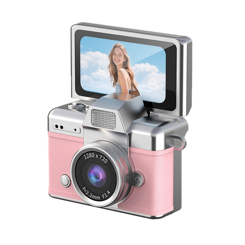Mini Fotocamera Digitale portatile | Schermo Selfie Rotante 180° | Foto e Video HD 1280x720P | 32GB incluso- LK-027