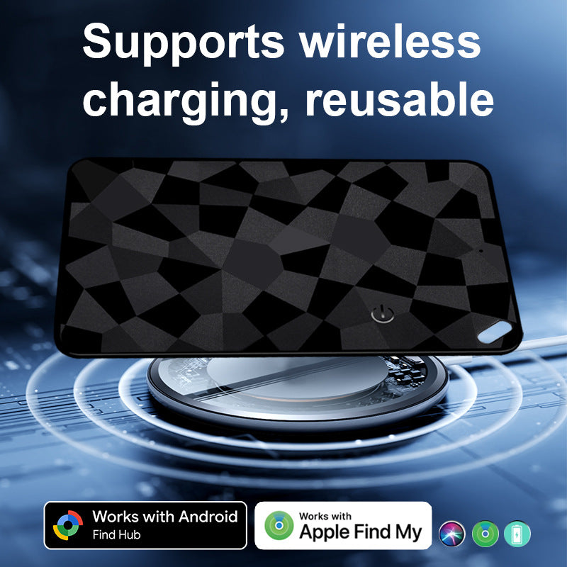 Dispositivo Anti-Smarrimento Ultra Slim – Dual system compatibile con Android e iOS - Find Hub | Find My , Ricarica Wireless, Impermeabile – K18