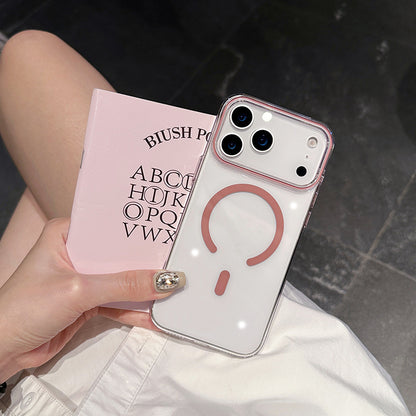 Cover Trasparente Magsafe per iPhone | PC Rigido Anti-Graffio e ingiallimento  – Stile Minimal-CS08